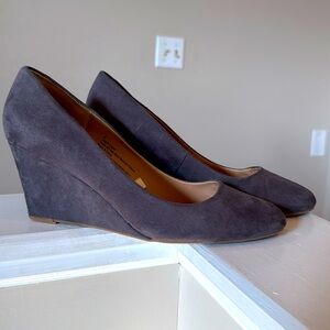 A New Day Gray Wedge Heels